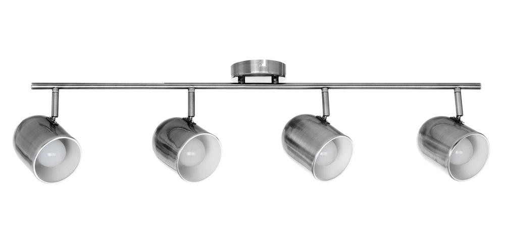 Plafonnier Satin Olivia, 4xE27 Max 60 W, IP20, 230V AC, Classe I