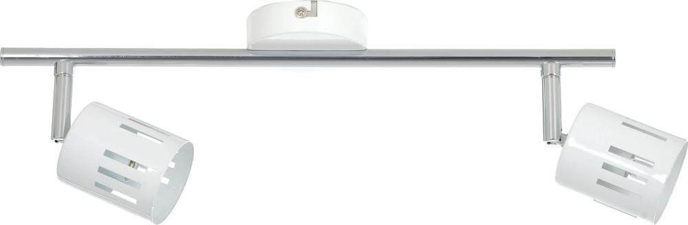 Plafonnier Blanc & Chrome Ulrika, 2x G9-28W, IP20, 230V, Classe I