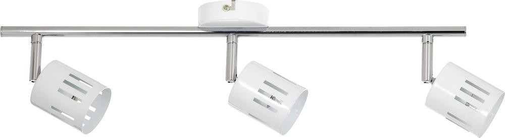 Plafonnier Blanc & Chrome Ulrika, 3x G9-28W, IP20, 230V, Classe I