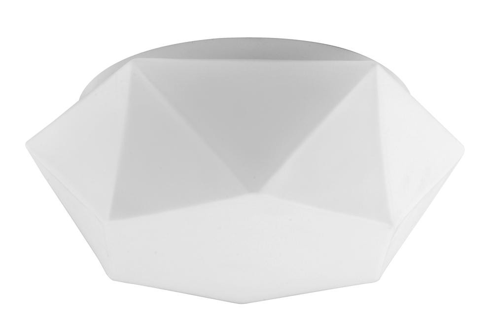 Plafonnier Blanc Gea grand, Led Inclue 1x 12W , IP20, 230V AC, Classe II