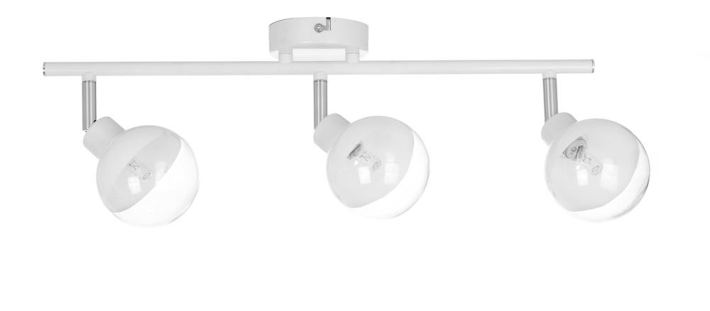 Plafonnier Blanc & Chrome Ginos, 3x G9-28W, IP20, 230V, Classe I