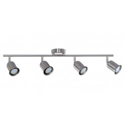 Plafonnier Satin Helios, 4xGU10 50W , IP20, 230V AC, Classe I - Spot-Light