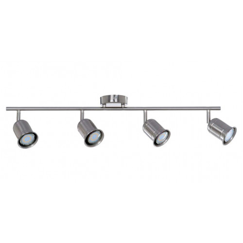 Plafonnier Satin Helios, 4xGU10 50W , IP20, 230V AC, Classe I - Spot-Light