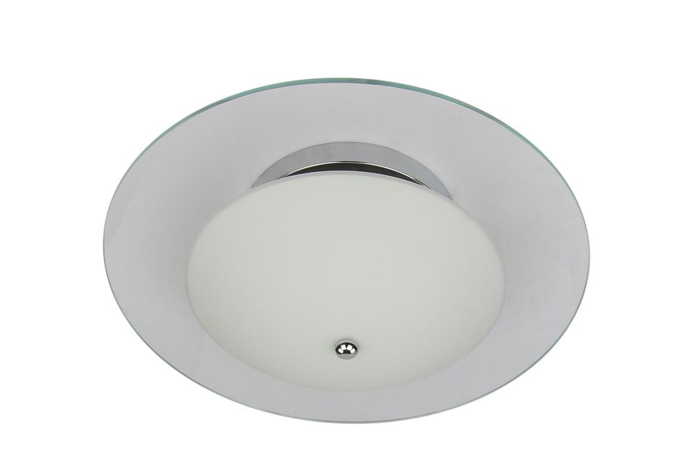 Plafonnier Chrome/Blanc Minnesota, Led Inclue 1x 22W , IP20, 230V AC, Classe I