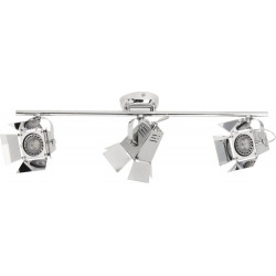 Plafonnier Studio Photo, Chrome, 3x GU10-5W, IP20, 230V, Classe I - Britop