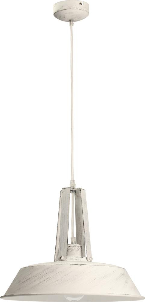 Suspension Blanc Antique & Blanc Alvar, 1xE27 Max 60W , IP20, 230V AC, Classe I
