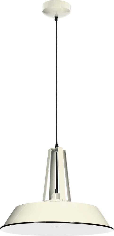 Suspension Ivoire/Noir Alvar, 1xE27 Max 60W , IP20, 230V AC, Classe I