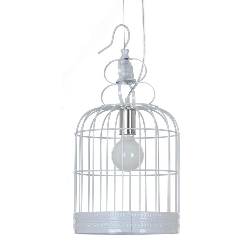Suspension Blanc Cage,1xE27 Max 60W , IP20, 230V AC, Classe I - Spot-Light