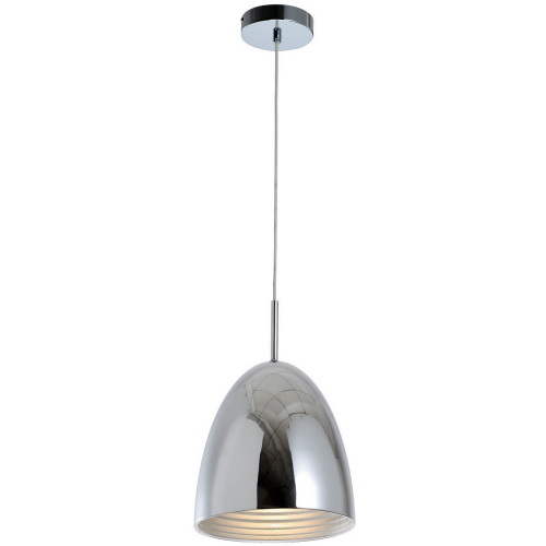 Suspension Chrome Mads ronde grande, 1x E27-Max.60W, IP20, 230V, Classe I - Spot-Light