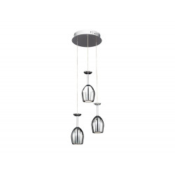 Suspension Chrome Merlot, 3x LED 5W, IP20, 230V, Classe I - Spot-Light
