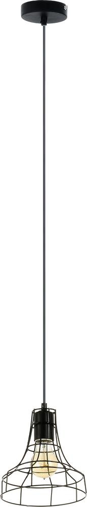 Suspension Noire Outline, 1x E27-Max.60W, IP20, 230V, Classe I