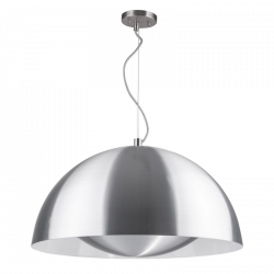 Suspension Alu Brossé Ray Ø 66 cm, LED intégrée 28W, IP20, 230V, Classe I - Spot-Light