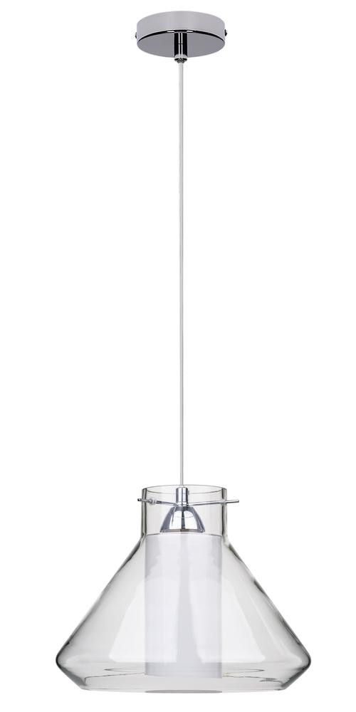 Suspension Chrome/Transparent Universe, 1xE27 Max 60W , IP20, 230V AC, Classe I