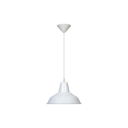 Suspension Blanche Meg, 1xE27 Max 60W , IP20, 230V AC, Classe I - Spot-Light