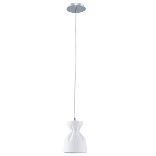 Suspension Chrome& Blanche Noelle, 1x E14-Max.40W, IP20, 230V, Classe I - Spot-Light