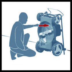 Tondeuse thermique – GC-PM 56/2 S HW – 56 cm – 2,8 kW – 5-en-1 – jusqu’à 2200 m² - EINHELL 