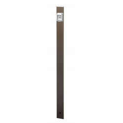 Colonne ELECTROPOINT Verte kaki - 120 cm - Aluminim - Prise unique - IP 55 de marque Colortap, référence: B5500900