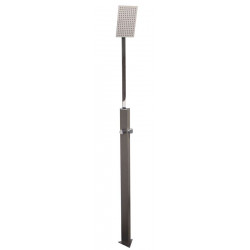 Douche de jardin SHOWERPOINT Grise tourterelle - 220 cm - Aluminium - Mixeur chaud/froid de marque Colortap, référence: J5501400