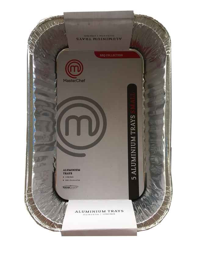 Lot de 5 Barquettes en aluminium petit modèle