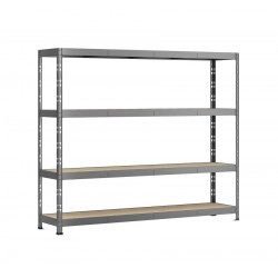 Etagère Rack charge lourde MODULÖ - 4 plateaux - 220 x 40 cm de marque Modulö Storage, référence: B5505700
