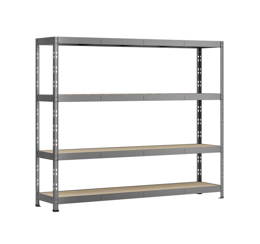 Etagère Rack charge lourde MODULÖ - 4 plateaux - 220 x 40 cm