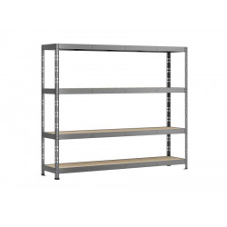 Etagère Rack charge lourde - 4 plateaux - 220 x 50 cm - Modulö Storage