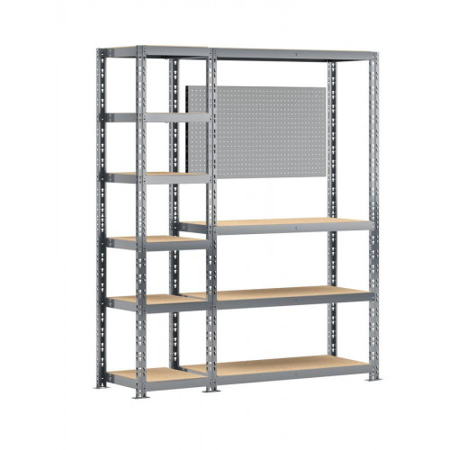 Concept rangement de garage MODULÖ - longueur 150 cm - 10 plateaux - Modulö Storage