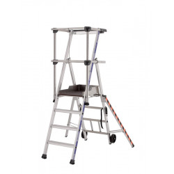 Plateforme individuelle SHERPAMATIC 4 marches de marque Tubesca-Comabi, référence: B5511200