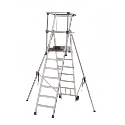 Plateforme individuelle SHERPAMATIC 7 marches de marque Tubesca-Comabi, référence: B5511500