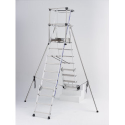 Plateforme individuelle SHERPASCOPIC 8/10 marches de marque Tubesca-Comabi, référence: B5512000