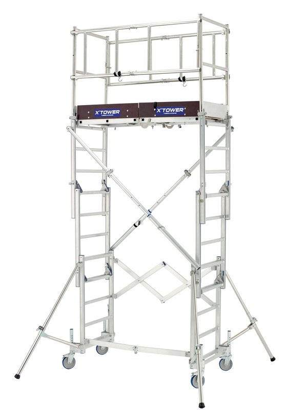 Tubesca-Comabi Echafaudage roulant X'TOWER 2m80 plancher (4m80 travail) - vue 3