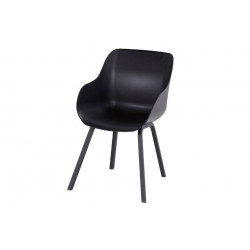 Lot de 2 - Chaises SOPHIE Element Organic - Noir - CHALET & JARDIN