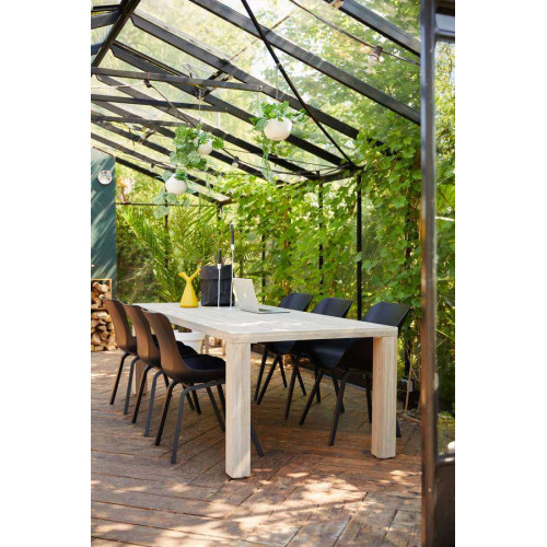 Lot de 2 - Chaises SOPHIE Element Organic - Noir - CHALET & JARDIN