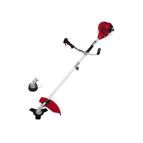 Débroussailleuse thermique 25,4 cm³ – 0,6 kW – Largeur de coupe 42 cm – Manche démontable – Lame 3 dents + bobine double fil - EINHELL 