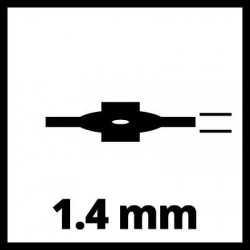 Lame 4 dents de rechange pour débroussailleuses - EINHELL 