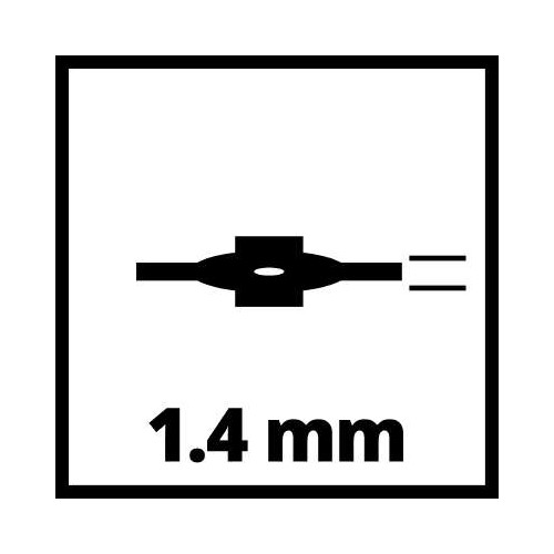 Lame 4 dents de rechange pour débroussailleuses - EINHELL 