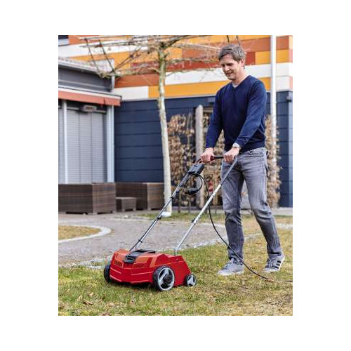 Scarificateur électrique 1200 W – Largeur de travail 31 cm – 8 doubles lames – Réglage de profondeur 3 positions – Jusqu’à 300 m - EINHELL 