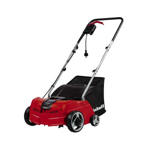 Scarificateur-aérateur électrique 1200 W – Largeur de travail 31 cm – 8 doubles lames + 42 griffes – Bac 28 L – Réglage de profo - EINHELL 
