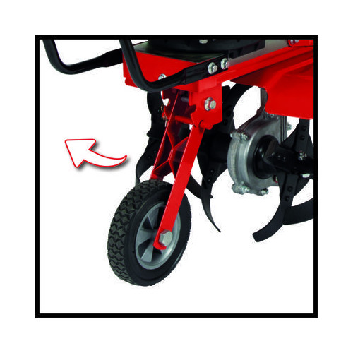 Motobineuse thermique 4 temps 140 cm³ – Largeur de travail 36 cm – Profondeur 22 cm – Fraises robustes – Roue de guidage orienta - EINHELL 