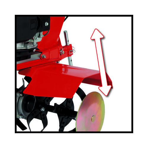 Motobineuse thermique 4 temps 150 cm³ – Largeur de travail 60 cm – Profondeur 23 cm – Fraises robustes – Sécurité homme mort – R - EINHELL 