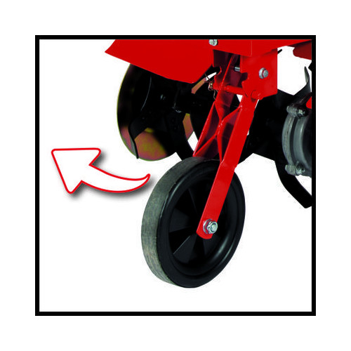 Motobineuse thermique 4 temps 150 cm³ – Largeur de travail 60 cm – Profondeur 23 cm – Fraises robustes – Sécurité homme mort – R - EINHELL 