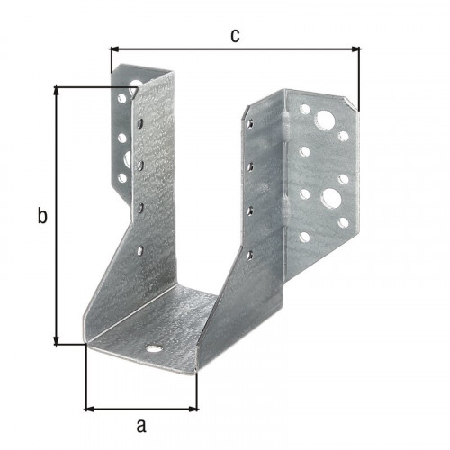 Support U ailes  extérieur galva zinguée sendzimir 50x105 - GAH ALBERTS