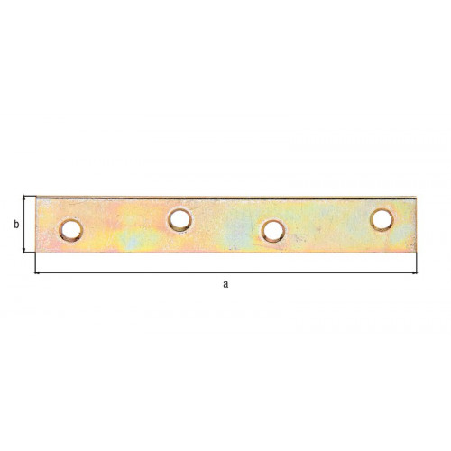 Platine d'assemblage bichro 100x15 - GAH ALBERTS
