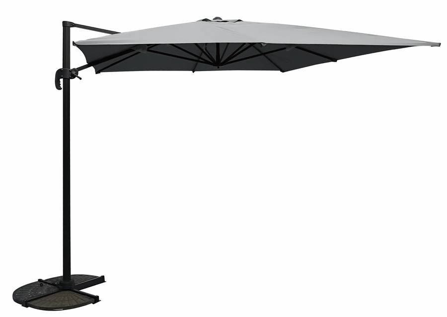 Parasol déporté carré DEAUVILLE - Gris