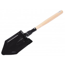 Pelle-pioche pliante - 14 cm - manche bois de marque Leborgne, référence: J1037300