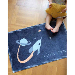 Tapis déco intérieur absorbant - doudou apollo - 75x50 cm - Coryl