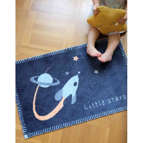 Tapis déco intérieur absorbant - doudou apollo - 75x50 cm - Coryl