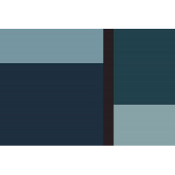 Tapis déco intérieur absorbant éco responsabe - vertueux block - 75x50 cm de marque Coryl, référence: B5558900