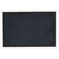Tapis intérieur Queyras bleu - 58x39 cm - absorbant et anti poussière de marque Coryl, référence: B5561100
