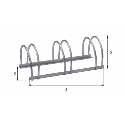 Support vélos Eco 3 places K3 de marque GAH ALBERTS, référence: B5525700